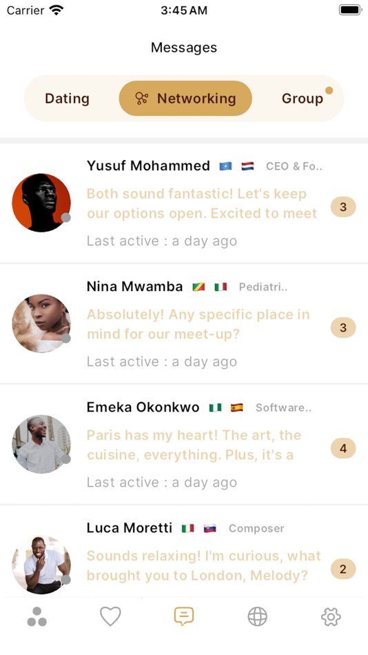 #4. Elite Ndolo - Afro Dating (iOS) Podle: Elite Ndolo LLC