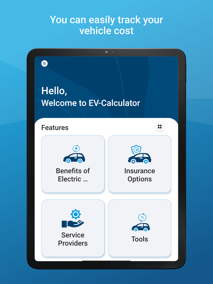 EV Calculator - Cost Tracker