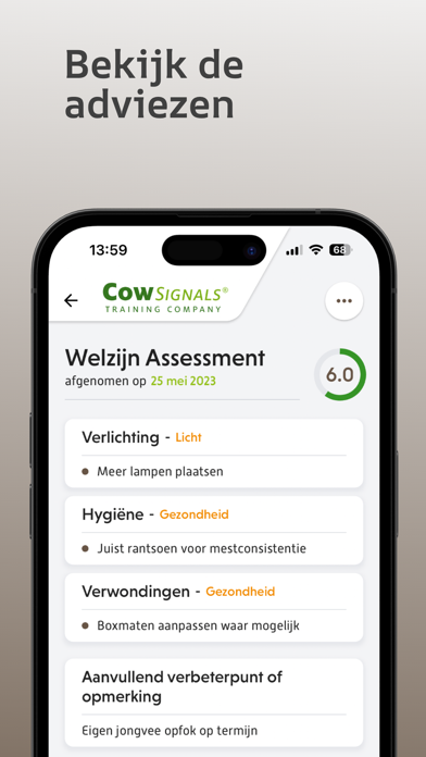 Screenshot #3 pour CowSignals® Welzijn Assessment