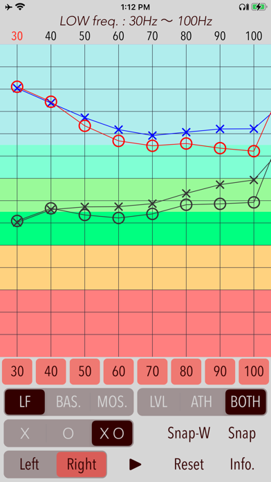 Hearing Analyzer Portrait Screenshot