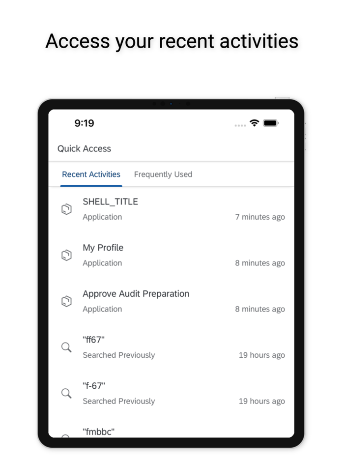 Ahli Hospital SAP Fiori app