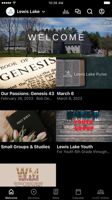Lewis Lake Covenant Church Screenshot