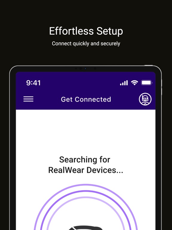 RealWear One iPad screenshot 3 - Utilities app