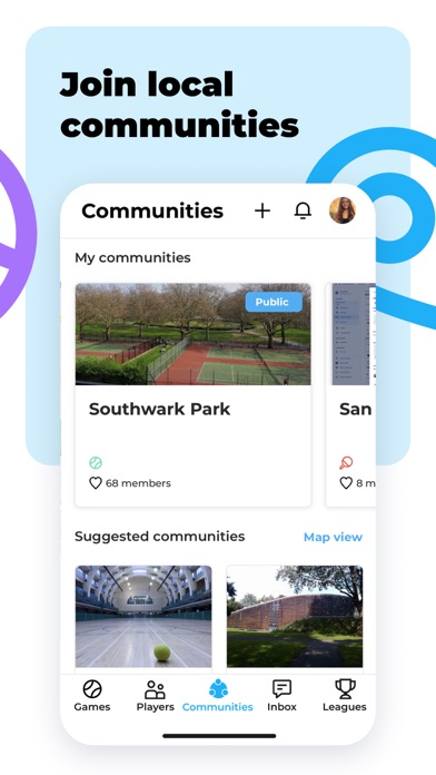 Screenshot #2 pour RacketPal: Find Sport Partners