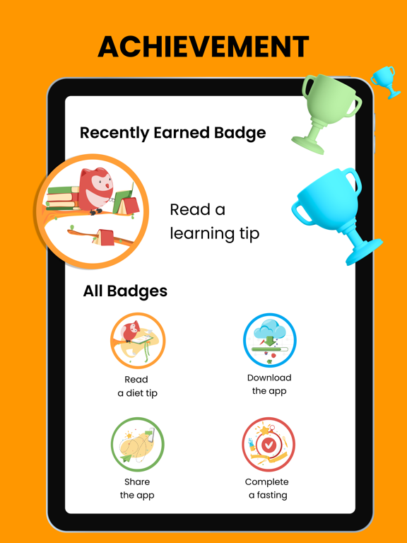 Intermittent Fasting-Diet iPad screenshot 6 - Health & Fitness app
