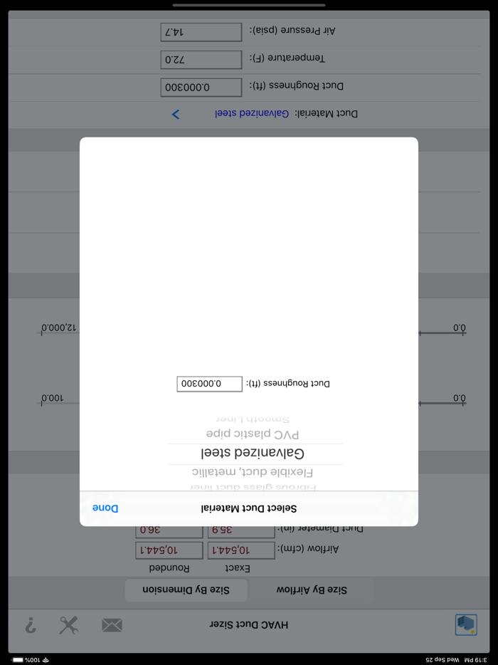 ASHRAE HVAC Duct Sizer