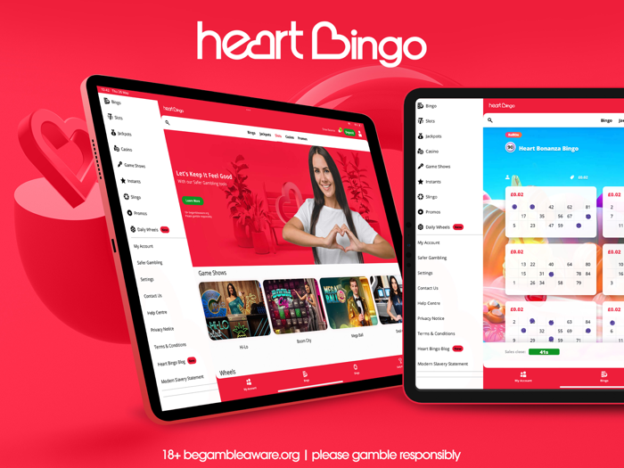 Heart Bingo Play Slots  Games