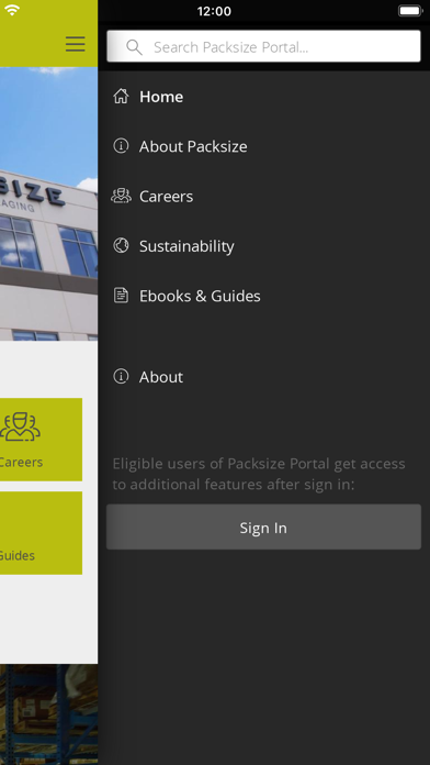 Screenshot 2 of Packsize Portal App