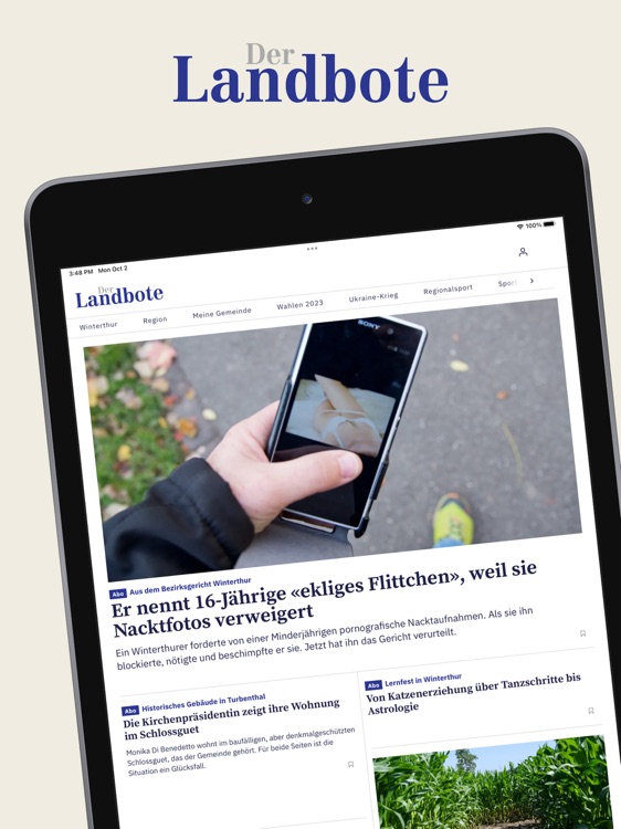 Der Landbote - Tablet