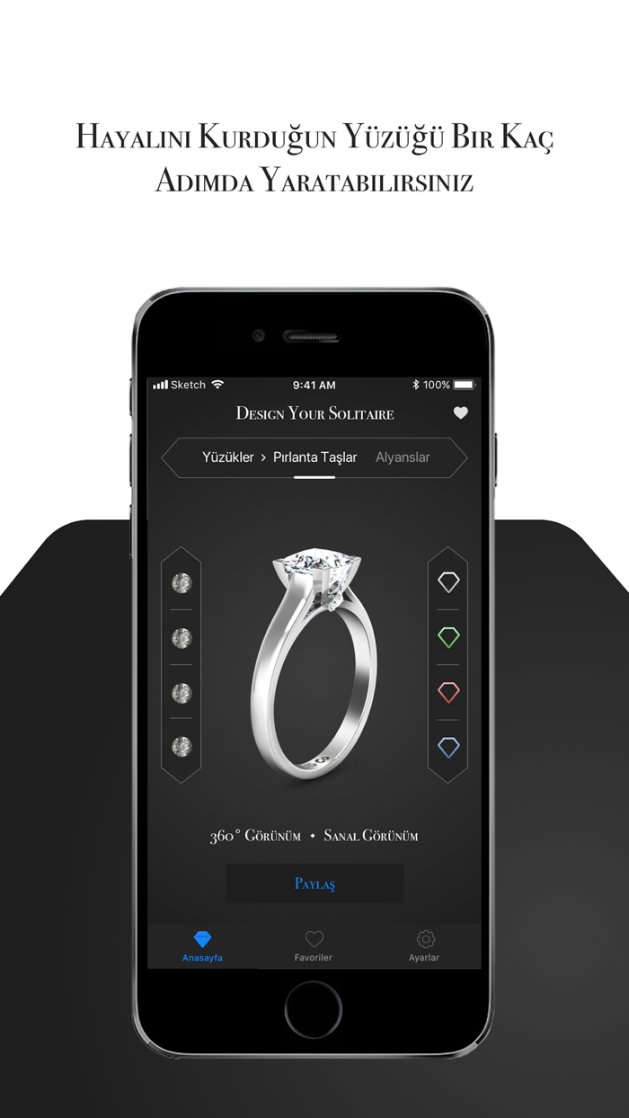 Pırlanta Yüzük Tasarla