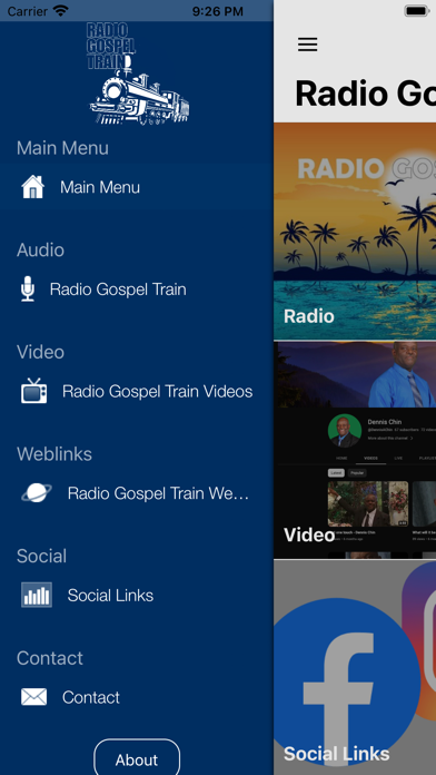 Radio Gospel Train Screenshot