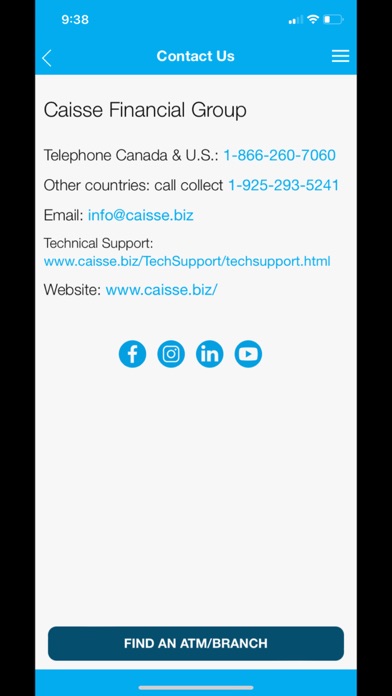 Caisse Financial Group Screenshot