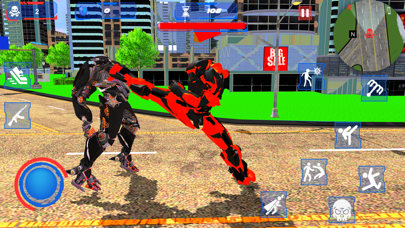 Super Flying Robot City Fight Screenshot