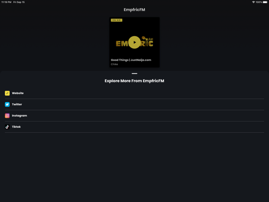 Screenshot #6 pour EmpfricFM