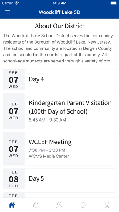 WCL Schools Screenshot