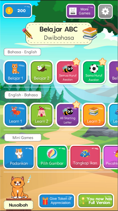 Belajar ABC Dwibahasa + Suara Screenshot