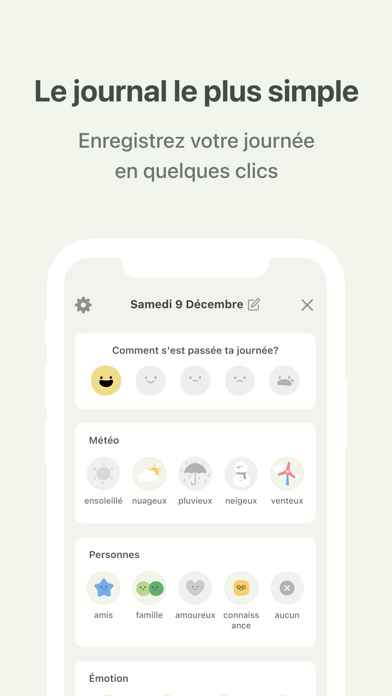 Screenshot #2 pour DailyBean - un journal intime