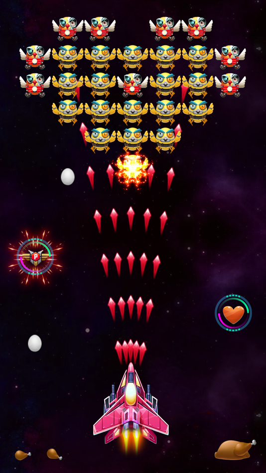 #1. Galaxy Attack: Alien Invaders (iOS) By: Onegame Global Limited