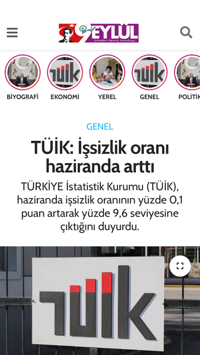Gazete 9 Eylül Screenshot