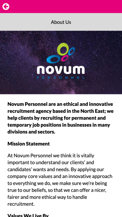 Novum Personnel Screenshot