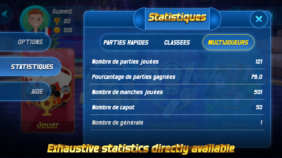 #7. Coinche online (iOS) By: Summit Games