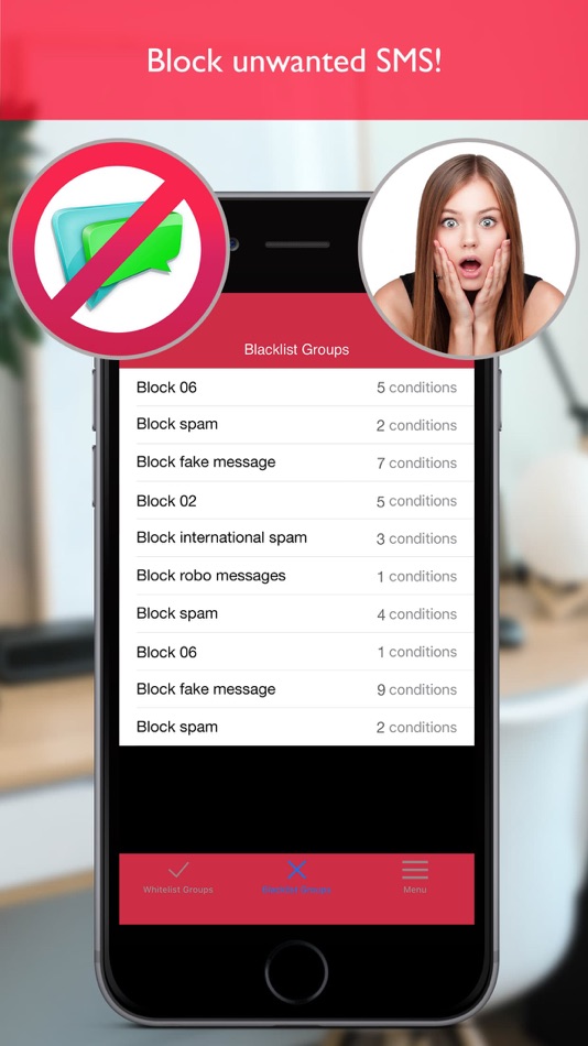 #1. BlackList Messages (iOS) 게시자: Emanuele Floris