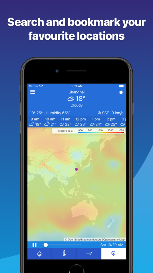 #5. Rain Radar Weather Maps (iOS) Podle: Leon Calcutt