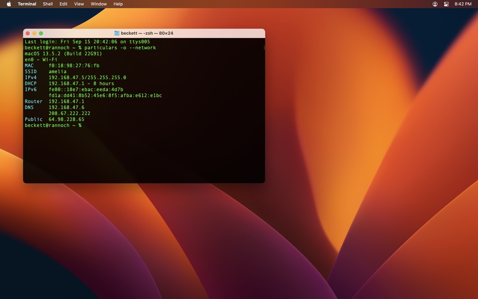 #4. Particulars (macOS) Podle: Fraser Hess