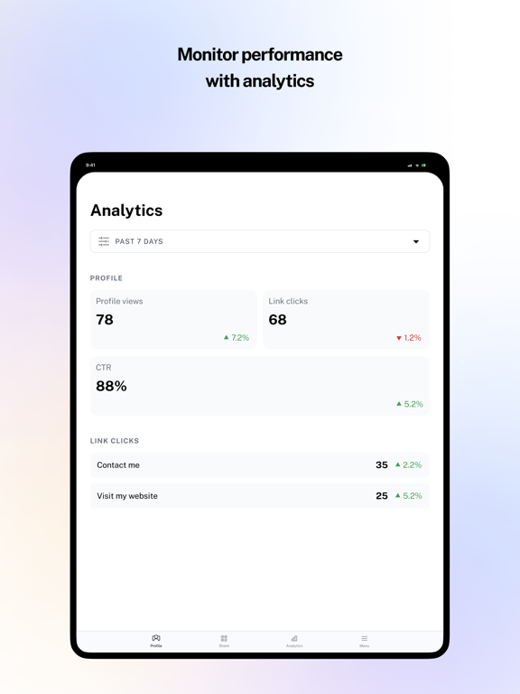 Propps: Digital Business Card iPad screenshot 6 - Business app