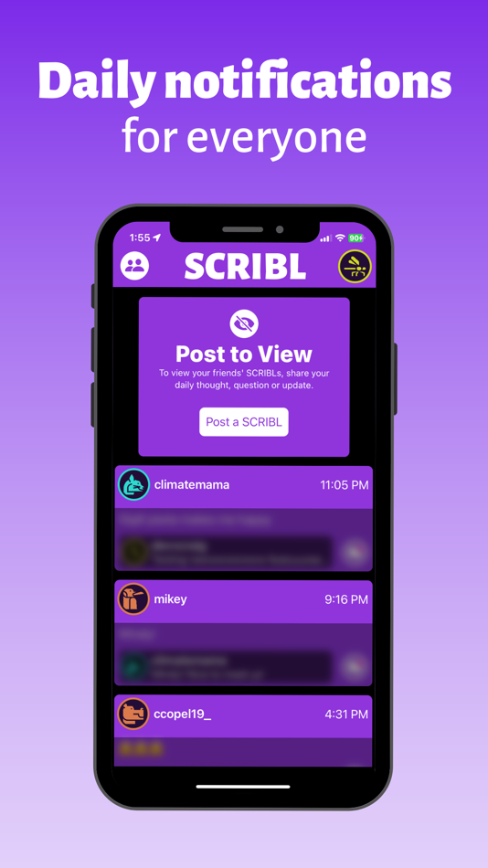 #1. SCRIBL - Daily Updates (iOS) By: DBC Media Online, LLC