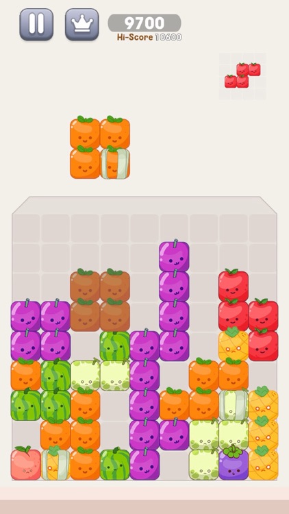 Drop Fruit - Block Puzzle Mix