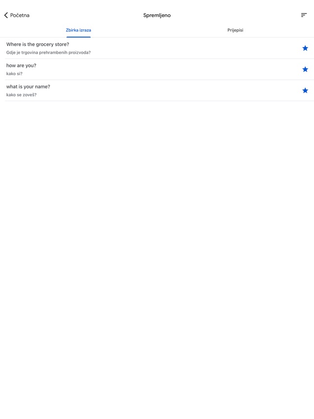 Google Prevoditelj na usluzi App Store