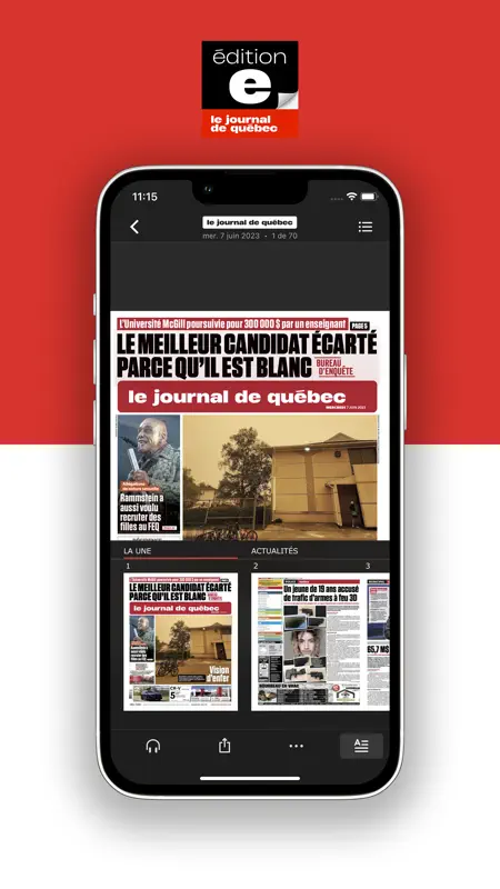 Journal de Québec – EÉdition screenshot 2 of 5