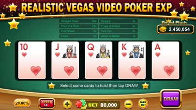 Video Poker Casino Pro Offline Screenshot
