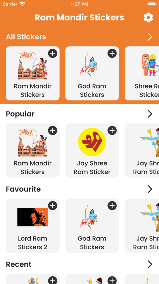 #1. Ram Mandir Stickers (iOS) 由: Dave Deep