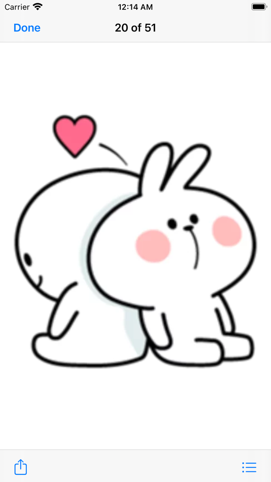 #5. TuaGom Cute Rabbit Pack#3 (iOS) By: Mujahid Zafar