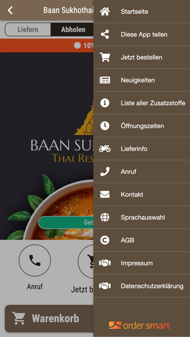 Baan Sukhothai Thai Restaurant Screenshot