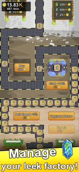 Game screenshot Leek Factory Tycoon mod apk