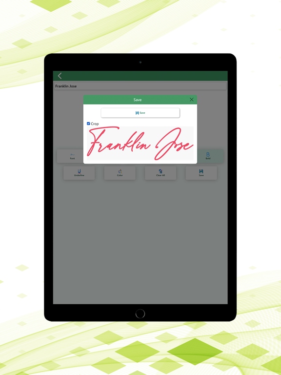 Signature generator & maker iPad screenshot 8 - Business app
