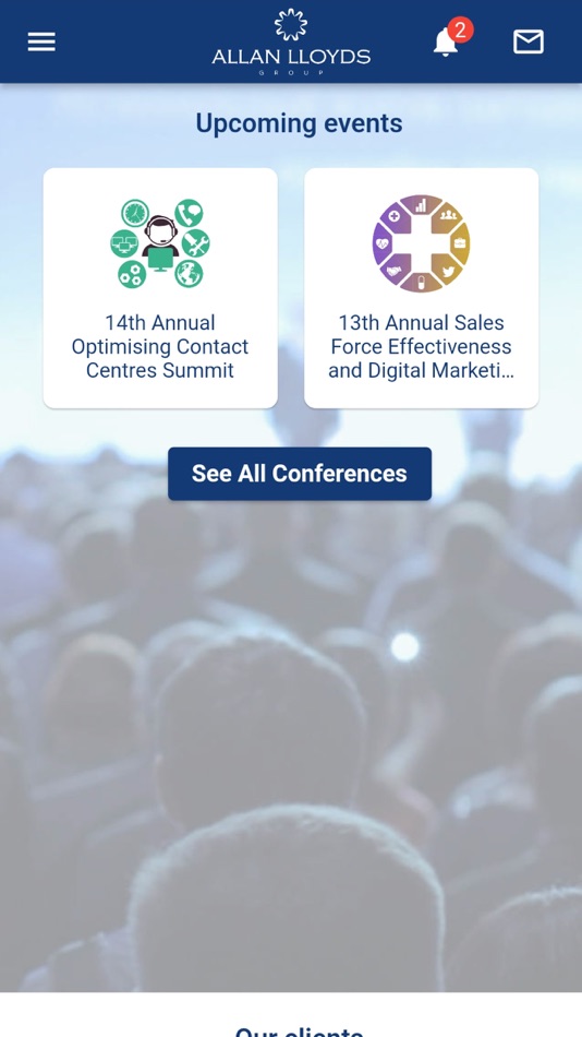 #1. Allan Lloyds Conferences (iOS) بواسطة: ALLAN LLOYDS EVENTS DMCC