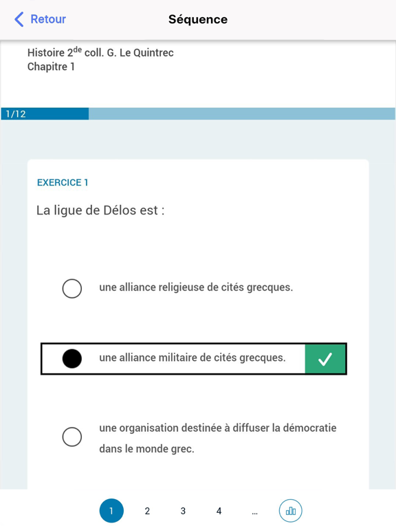 BiblioExos iPad screenshot