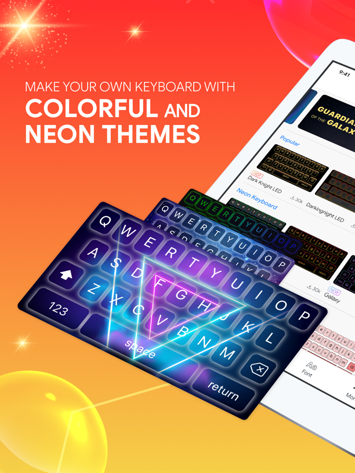 Led Color Keyboard - SnapKey