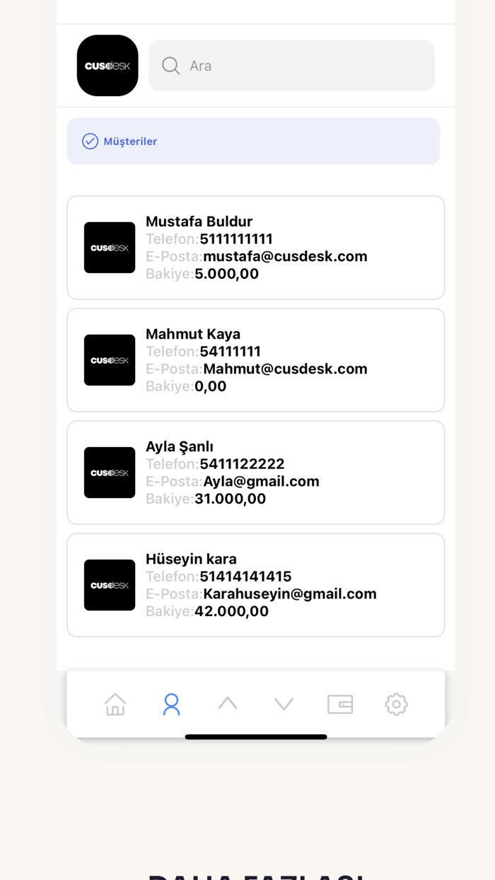 Cusdesk Stock and Customer