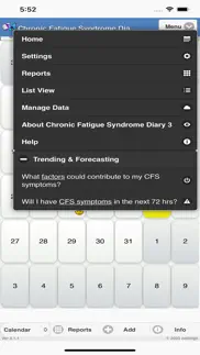 chronic fatigue diary 3 iphone screenshot 2