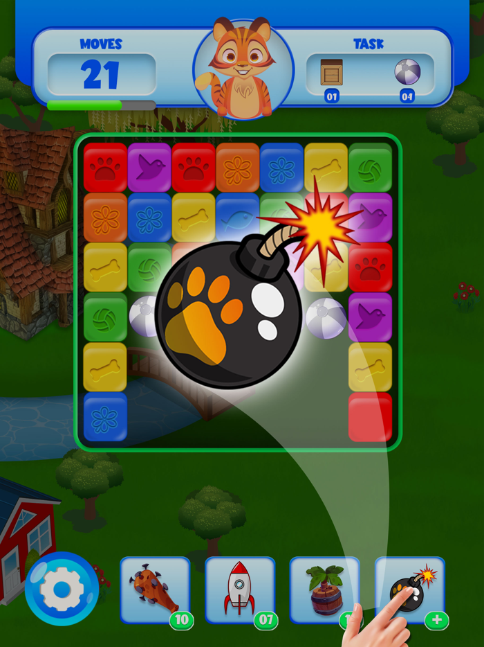 GEM Match and Blast Blocks