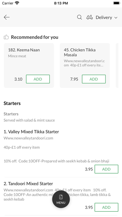 New Valley Tandoori Screenshot