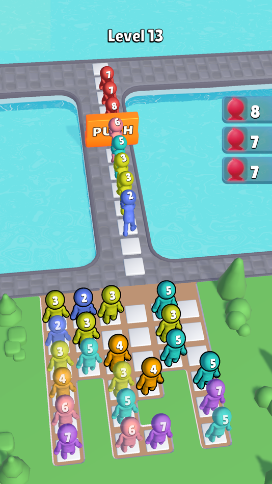 #4. Pusher Merge (iOS) Podle: ZiNKY OYUN YAZILIM ANONiM SiRKETi