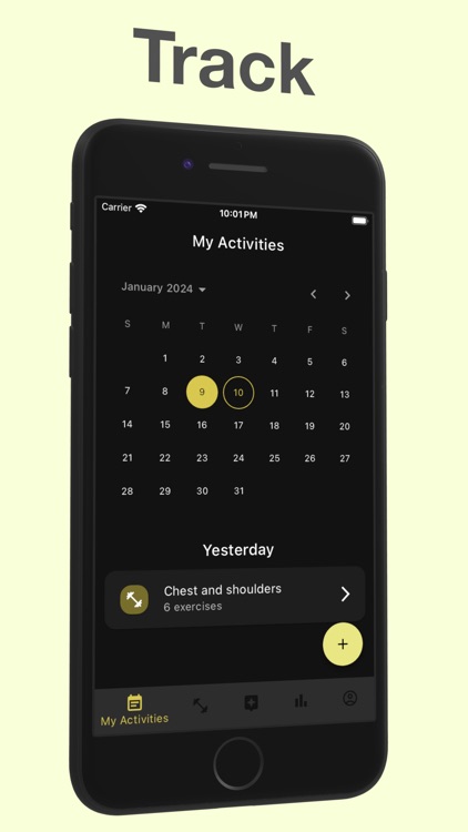 Fitness Journal: track workout