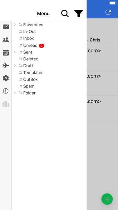 WinguMail Screenshot