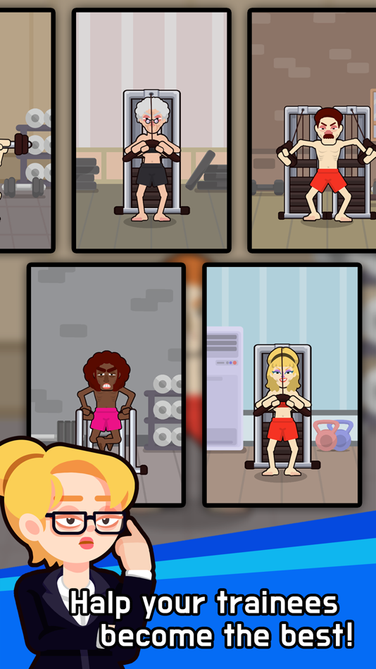 #2. Idle Bodybuilder Manager (iOS) Podle: PLAYHARD